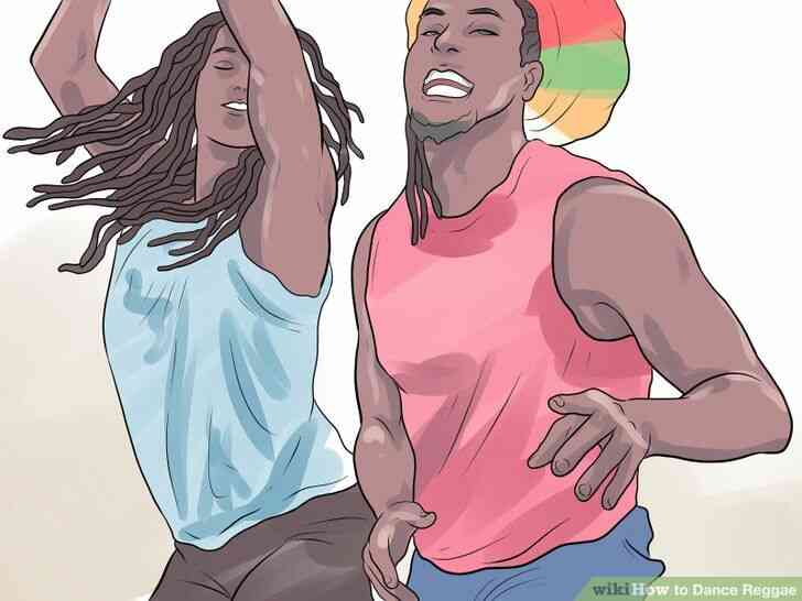 Image intitulée la Danse Reggae Étape 4
